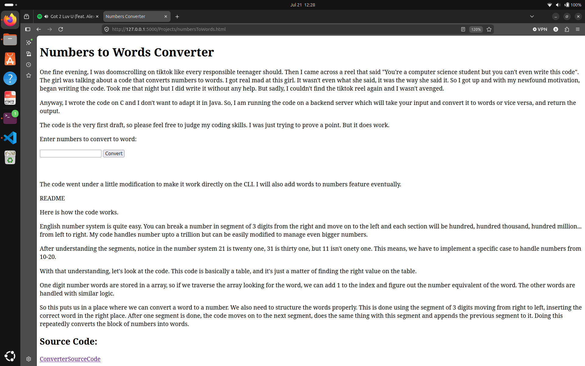 Numbers Converter